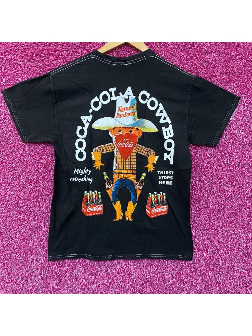 Coca- Cola Drink Promo Vintage-Style T-Shirt size Medium